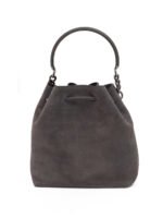 Jimmy Choo Dark Grey Bon Bon Suede Bucket - Image 2