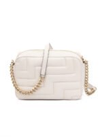 Jimmy Choo White Leather Avenue Camera Crossbody Bag - Image 2