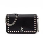 Jimmy Choo Black Leather Crossbody Bag