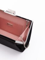 Jimmy Choo Black Satin Crossbody Bag - Image 4