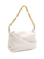 Jimmy Choo White Diamond Hobo Leather Shoulder Bag - Image 2