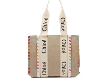 Chloé Beige Wool Tote Bag