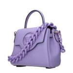 Versace Pink Leather Handbag - Image 3