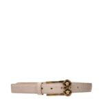 Versace Pink Leather Regular Belt
