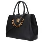 Versace Black Leather Handbag - Image 2