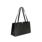 Versace Black Calf Leather Bos Taurus Shoulder Bag - Image 2