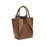 Gabriela Hearst Brown Lamb Ovis Aries Aries Handbag - Image 3