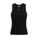 Vivienne Westwood Black Cotton Sleeveles T-Shirt