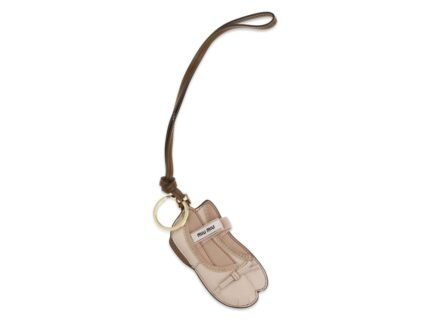 Miu Miu Multicolor Calf Leather Bos Taurus Keychain