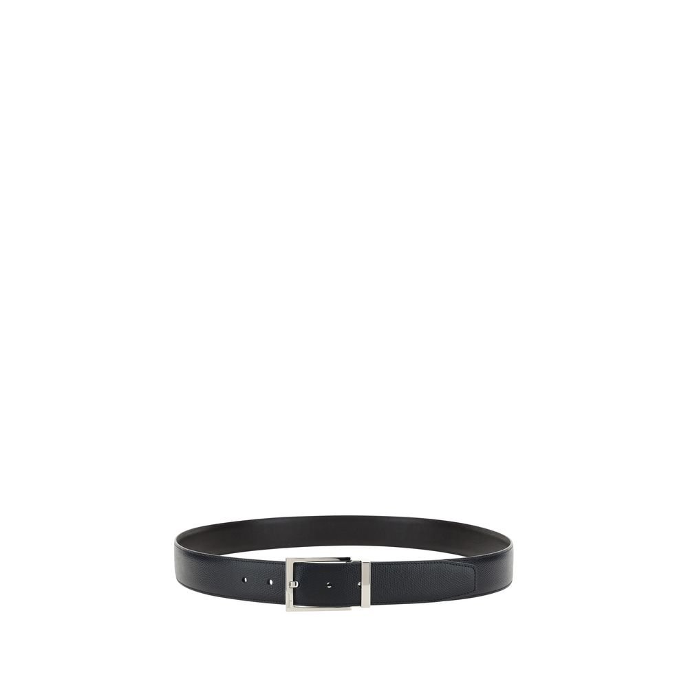 10541920.jpeg Ferragamo Black Calf Leather Bos Taurus Regular Belt - Image 1
