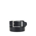Ferragamo Black Calf Leather Bos Taurus Regular Belt - Image 3