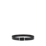 Ferragamo Black Calf Leather Bos Taurus Regular Belt - Image 4