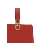 Ferragamo Multicolor Calf Leather Bos Taurus Clutch Bag - Image 4