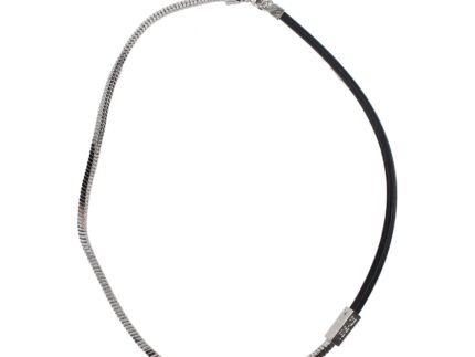 Colier Versace Gri din Metal