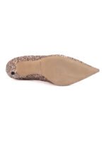Jimmy Choo Rose Coarse Glitter Love 85 Pumps - Image 4