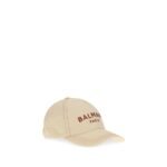 Balmain Beige Cotton Cap (Baseball Hat) - Image 2