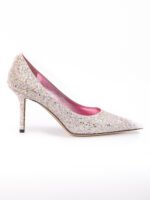 Jimmy Choo Candy Pink Glitter Love 85 Pumps