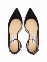 Jimmy Choo Black Suede Leona Ballet Flat - Image 3