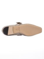 Jimmy Choo Taupe Grey Patent Leather Chery Ballet Flat - Image 4