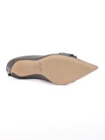 Jimmy Choo Storm Grey Patent Leather Chery 85 Pumps - Image 4