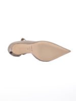 Pantofi cu Toc Jimmy Choo Gri Taupe din Piele - imagine 4