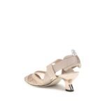 Fendi Beige Nylon Lace-Up - Image 3