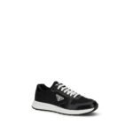 Prada Black Recycled Polyamide Athletic Sneakers - Image 2