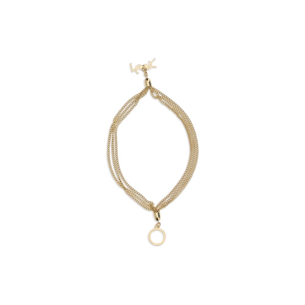 10555162.jpeg Saint Laurent Gold Brass Bracelet - Image 1