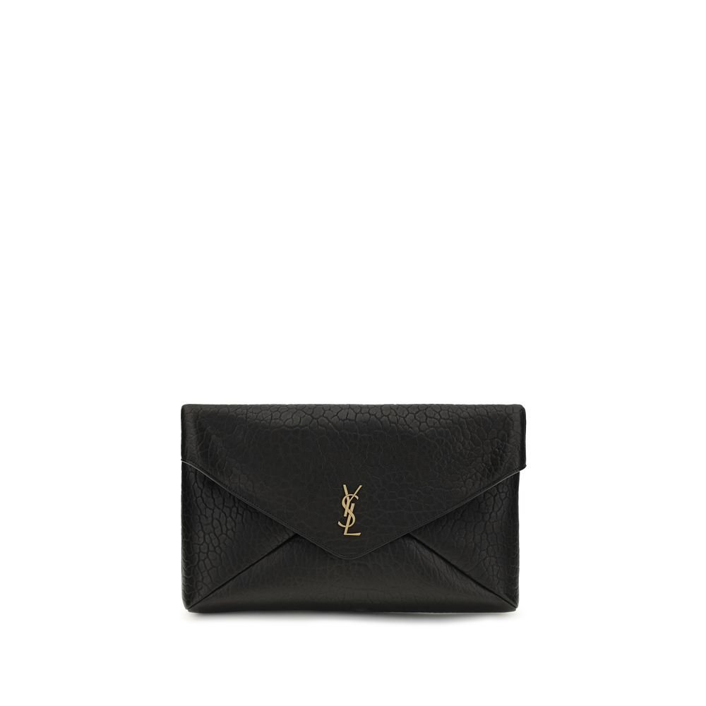 10555180.jpeg Saint Laurent Black Lamb Ovis Aries Aries Shoulder Bag - Image 1