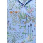 Gucci Blue Silk Pattern Shirt - Image 3