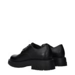 Versace Black Leather Oxfords And Derbies - Image 4