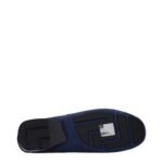 Versace Blue Leather Slip-On Loafers - Image 5