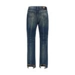 Versace Blue Cotton Straight-Leg Jeans - Image 2