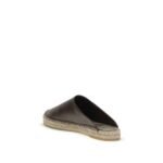 Brunello Cucinelli Brown Calf Leather Bos Taurus Mules - Image 3