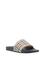 Burberry Brown Rubber Slides Sandals - Image 2