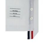 Thom Browne White Cotton Polo Shirt - Image 4