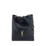 Saint Laurent Black Lamb Ovis Aries Aries Shoulder Bag