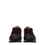 Valentino Garavani Green Leather Athletic Sneakers - Image 3