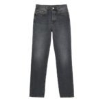 Gucci Gray Cotton Relaxed Fit Jeans