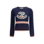 Valentino Blue Cotton Sweatshirt
