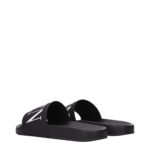 Valentino Garavani Black Cotton Slippers - Image 4