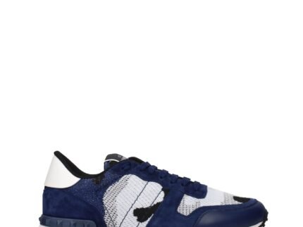 Valentino Garavani Gray Fabric Athletic Sneakers