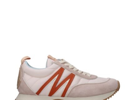 Moncler Pink Fabric Chunky Sneakers
