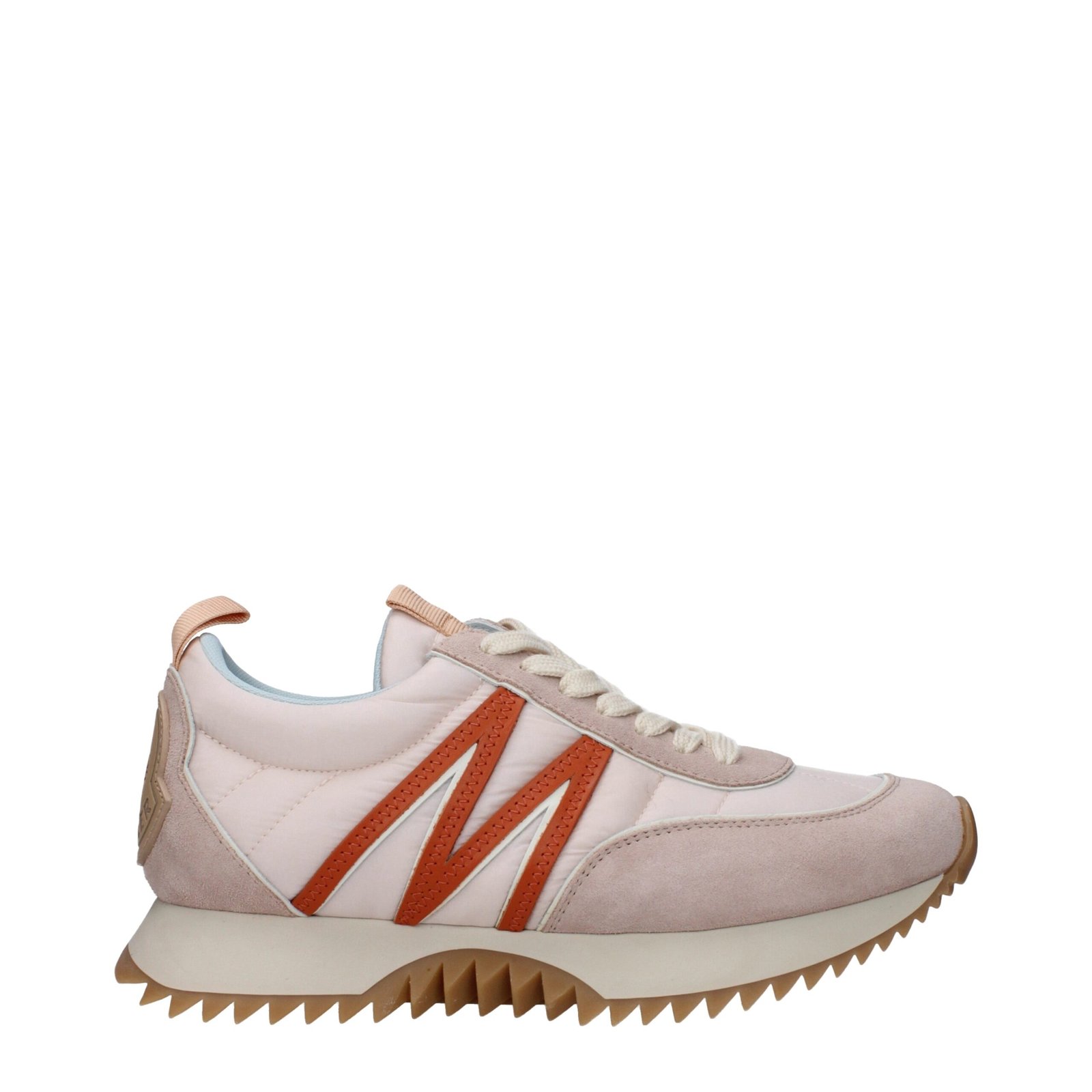8532405.jpeg Moncler Pink Fabric Chunky Sneakers - Image 1