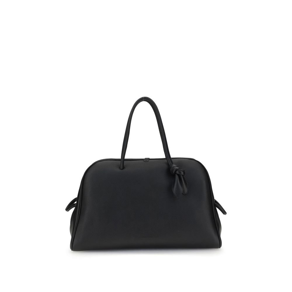 8990417.jpeg Jacquemus Black Calf Leather Bos Taurus Handbag - Image 1