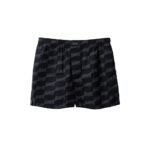 Balenciaga Black Cotton Bermuda Shorts