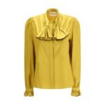 Valentino Bicolor Silk Blouse