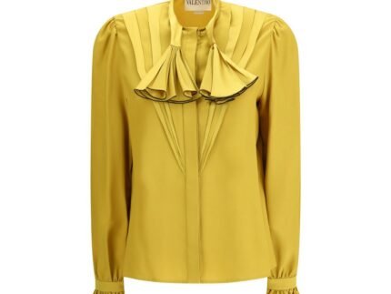 Valentino Bicolor Silk Blouse
