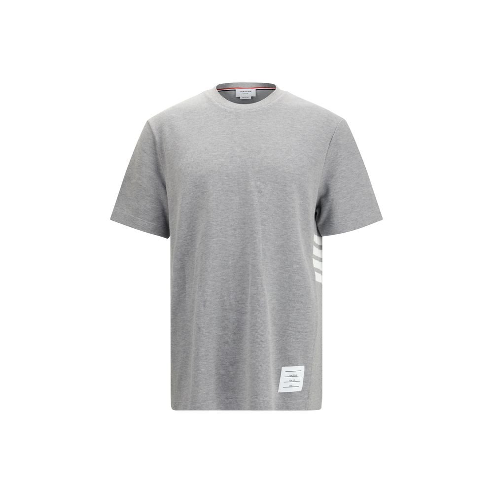 9655165.jpeg Thom Browne Gray Cotton T-Shirt - Image 1