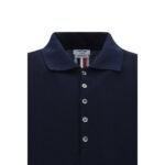 Thom Browne Blue Cotton Polo Shirt - Image 3